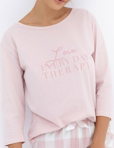 Хлопковая пижама Sensis ANNABELLE, Цвет: розовый, Размеры: M, изображение 4 Хлопковая пижама Sensis ANNABELLE, Цвет: розовый, Размеры: M, изображение 4