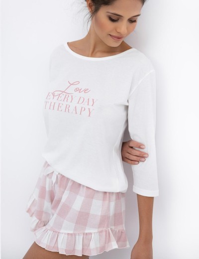 Женская пижама из хлопка Sensis EMILY, Цвет: розовый, Размеры: L, изображение 3 Женская пижама из хлопка Sensis EMILY, Цвет: розовый, Размеры: L, изображение 3