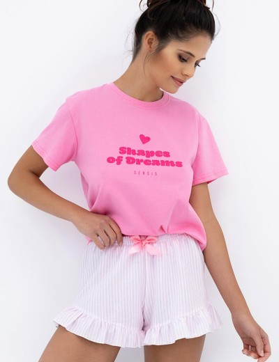 Женская пижама из хлопка Sensis PROMISE, Цвет: розовый, Размеры: M, изображение 2 Женская пижама из хлопка Sensis PROMISE, Цвет: розовый, Размеры: M, изображение 2