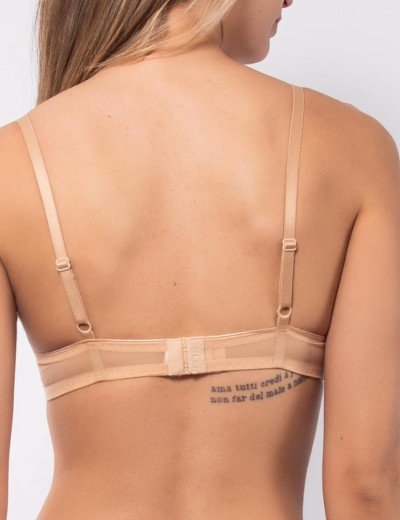 Комплект Sielei ANIMALIER 77347 пуш-ап + бразилиана skin, Цвет: skin (бежевый), Размеры: 70B, изображение 4