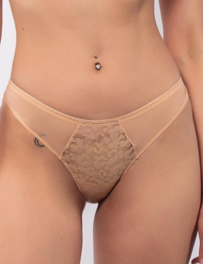 Комплект Sielei ANIMALIER 77347 пуш-ап + бразилиана skin, Цвет: skin (бежевый), Размеры: 70B, изображение 5