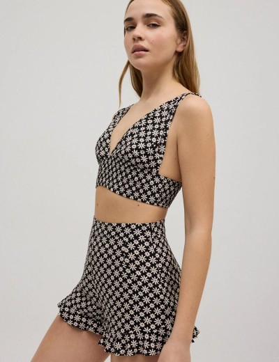 Шорты пляжные Ysabel Mora ISLA DE SAL 86109, Цвет: чёрный/белый, Размеры: S, изображение 3