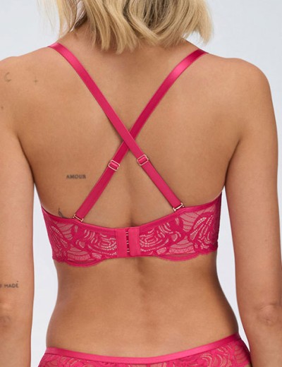 Бюстгальтер супер пуш-ап Alles EUPHORIC ROUGE super P-UP, Цвет: фуксия, Размеры: 70E, изображение 2