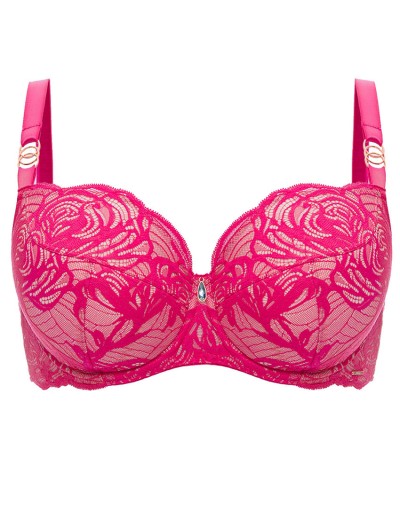 Бюстгальтер полупоролон Alles EUPHORIC ROUGE PU, Цвет: фуксия, Размеры: 80D, изображение 5