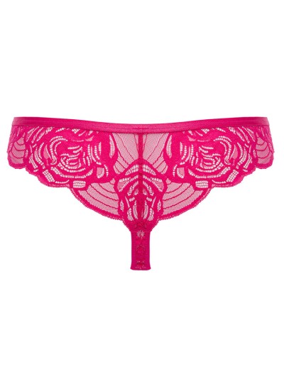 Кружевные трусики стринги Alles EUPHORIC ROUGE stringi, Цвет: фуксия, Размеры: S, изображение 9