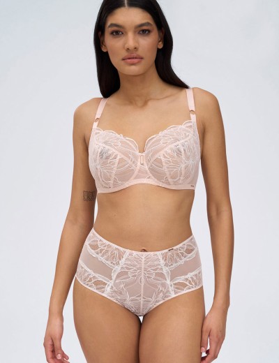 Мягкий кружевной бюстгальтер Alles FIZZY DELIGHT M бежевый, Цвет: бежевый, Размеры: 65G, изображение 5