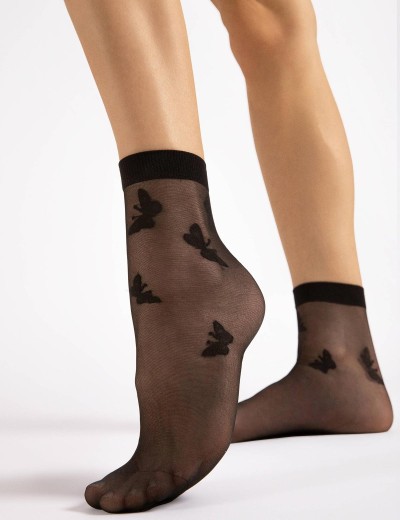 Носки женские Fiore 1166/G SUMMER 15 den чёрный, Цвет: чёрный, Размеры: UN, изображение 2