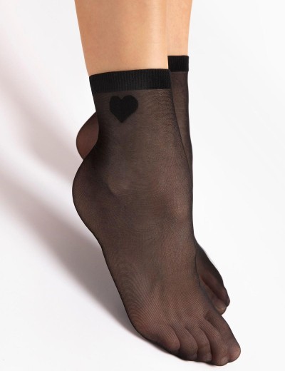 Тонкие носки Fiore 1191/G CUPIDO 20 den чёрный, Цвет: чёрный, Размеры: UN, изображение 2