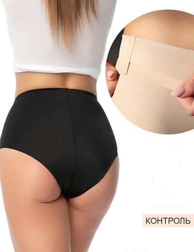 Высокие трусы бразилиана Julimex AMBER BRASIL MAXI чёрный, Цвет: чёрный, Размеры: M, изображение 2