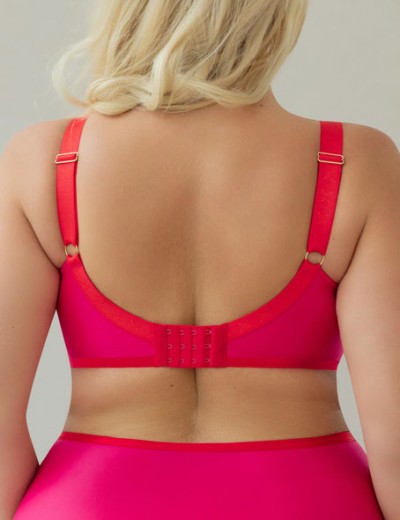 Бюстгальтер с подкроем Kris Line JUICY soft full cup, Цвет: розовый, Размеры: 70E, изображение 2