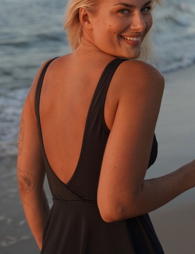 Черный купальник платье Kris Line SOLAR body tankini, Цвет: черный, Размеры: M, изображение 6