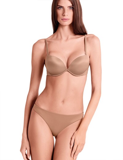 Бюстгальтер супер пуш-ап гель Lormar Double ULTRASHINE bronze skin, Цвет: bronze skin (кофе), Размеры: 65B, изображение 2