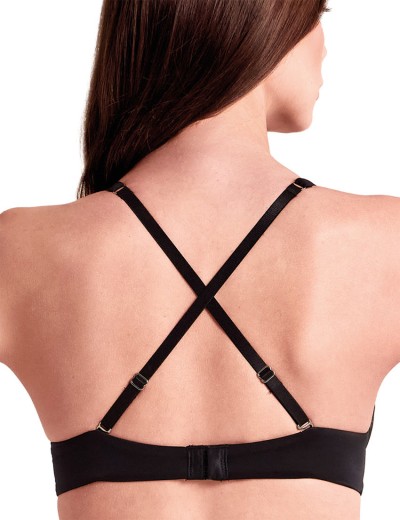 Бюстгальтер супер пуш-ап гель Lormar Double ULTRASHINE nero, Цвет: nero (черный), Размеры: 70B, изображение 2