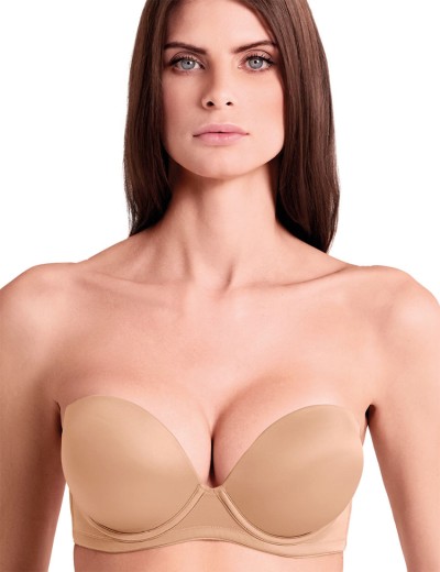 Бюстгальтер супер пуш-ап Lormar Double Extra ULTRASHINE golden skin, Цвет: golden skin (беж), Размеры: 65B, изображение 3