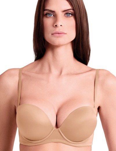 Бюстгальтер супер пуш-ап Lormar Double Extra ULTRASHINE golden skin, Цвет: golden skin (беж), Размеры: 65B, изображение 4