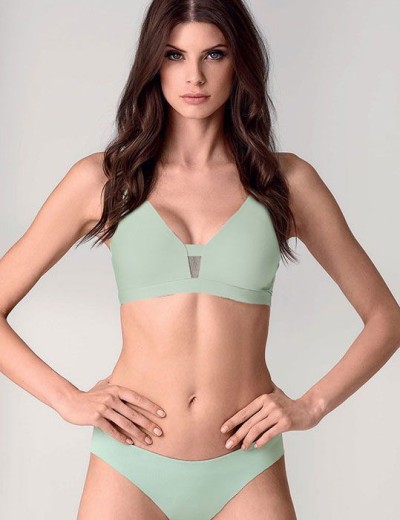 Комплект Lormar EXTRAORDINARY мягкая+бразилиана Ext52141 ВЛ25 giada, Цвет: giada (зеленый), Размеры: 85B, изображение 4