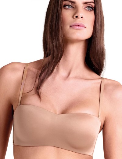 Бюстгальтер бандо без косточек Lormar FEEL bronze skin, Цвет: bronze skin (кофе), Размеры: 65B, изображение 3