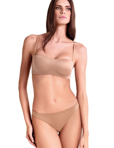 Бюстгальтер бандо без косточек Lormar FEEL bronze skin, Цвет: bronze skin (кофе), Размеры: 65B, изображение 2