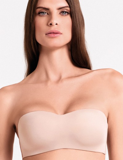 Бюстгальтер бандо без косточек Lormar FEEL talco, Цвет: talco (пудровый), Размеры: 85B, изображение 3