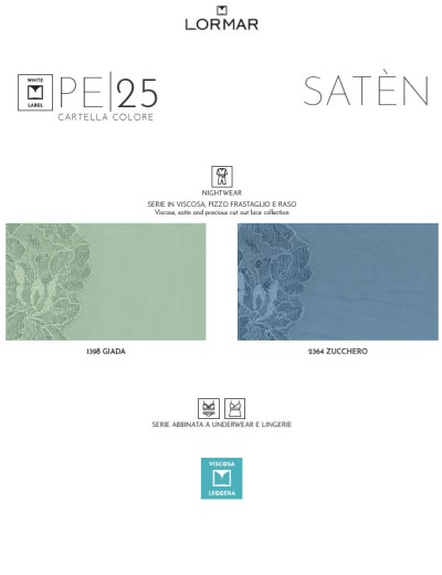 Сорочка с коротким рукавом Lormar SATEN 631328CO giada, Цвет: giada (зеленый), Размеры: XL, изображение 4