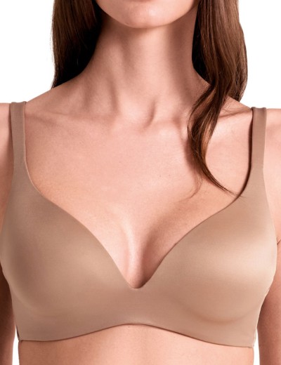 Формованный бюстгальтер без косточек Lormar SHINE bronze skin, Цвет: bronze skin (кофе), Размеры: 85C, изображение 2