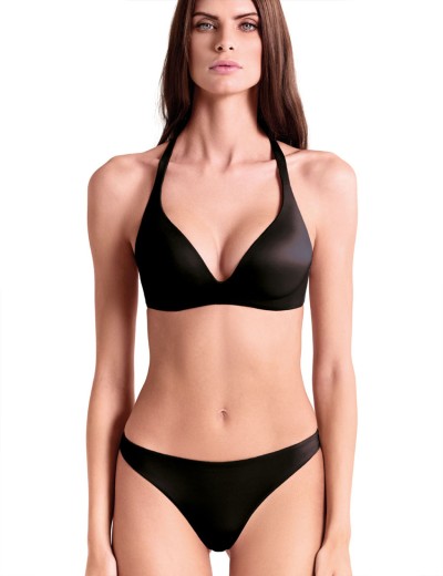 Формованный бюстгальтер без косточек Lormar SHINE nero, Цвет: nero (черный), Размеры: 85C, изображение 5