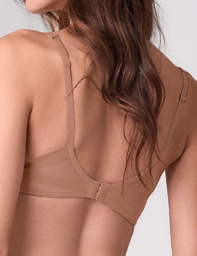 Сверхлегкий бюстгальтер пуш-ап Lormar Soft up EXTRA ВЛ25 bronze skin, Цвет: bronze skin (кофе), Размеры: 75B, изображение 2