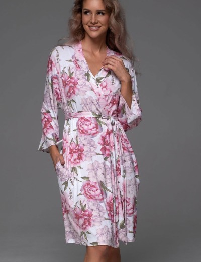 Трикотажный халат Mia-Amore ABBEY 5553, Цвет: мультицвет, Размеры: 2XL/3XL, изображение 4