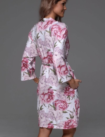 Трикотажный халат Mia-Amore ABBEY 5553, Цвет: мультицвет, Размеры: 2XL/3XL, изображение 2