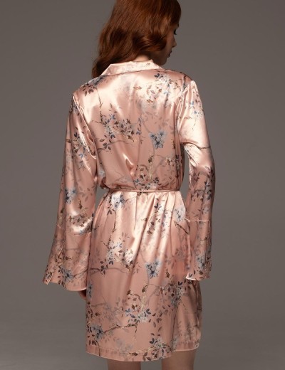 Платье-рубашка на пуговицах Mia-Amore FIORA 4648, Цвет: персиковый, Размеры: M, изображение 2
