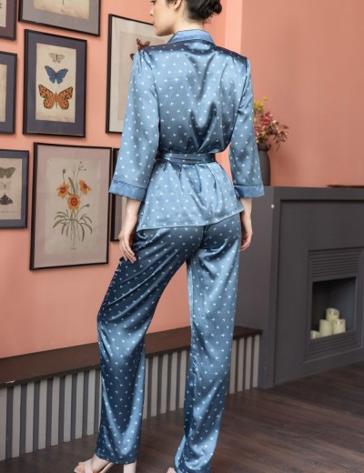 Атласный комплект-тройка Mia-Mella CLEVER 8946 дельфин, Цвет: дельфин, Размеры: S, изображение 2