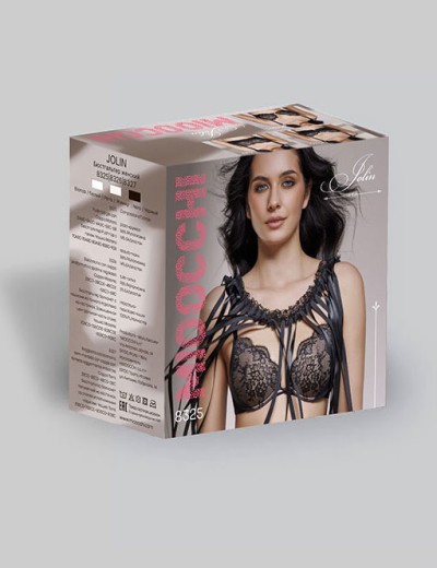 Бюстгальтер пуш-ап гель Mioocchi JOLIN 8325 perla, Цвет: perla (жемчуг), Размеры: 80A, изображение 3