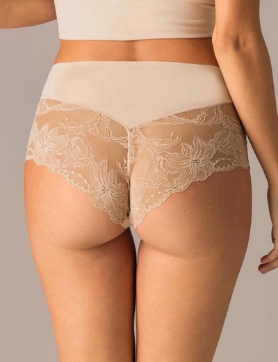 Высокие слипы с кружевной спинкой Sielei IOSONOIO 5119 skin, Цвет: skin (бежевый), Размеры: S, изображение 2