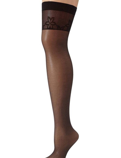 Чулки под пояс Fiore 4025/O ECLIPSE 20 den черный, Цвет: черный, Размеры: 2, изображение 2