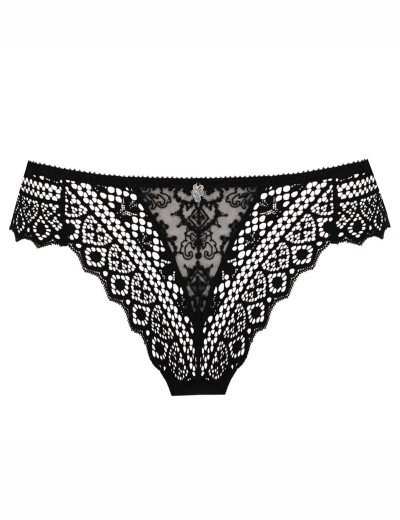 Кружевные стринги Empreinte 01151 CASSIOPEE чёрный, Цвет: чёрный, Размеры: XL, изображение 4