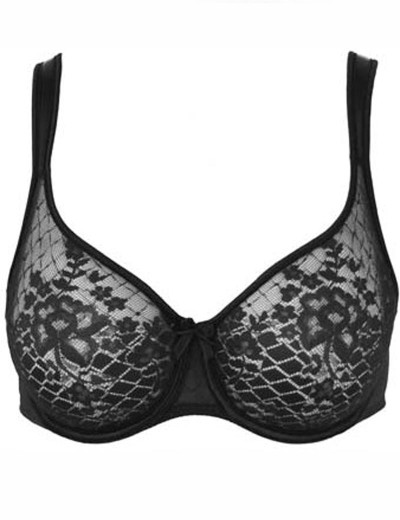 Кружевной бюстгальтер Empreinte 0786 MELODY чёрный, Цвет: чёрный, Размеры: 75H, изображение 4