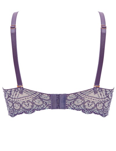 Бюстгальтер с пуш-ап вкладышами Alles BAROQUE ULTRA P-UP, Цвет: голубой, Размеры: 70B, изображение 8