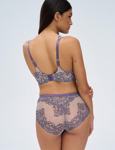 Трусы слипы комфорт Alles BAROQUE ULTRA classic, Цвет: голубой, Размеры: M, изображение 4