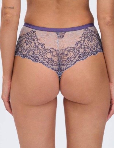 Высокие стринги Alles BAROQUE ULTRA stringi classic, Цвет: голубой, Размеры: S, изображение 2