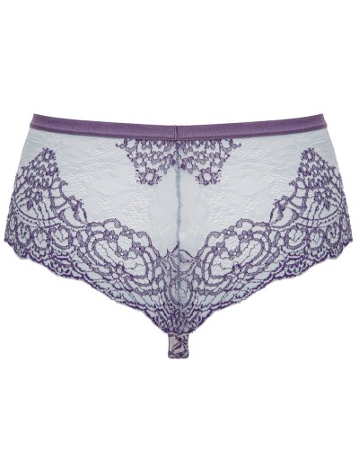 Высокие стринги Alles BAROQUE ULTRA stringi classic, Цвет: голубой, Размеры: S, изображение 6