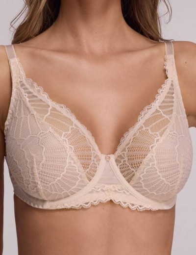 Кружевной бюстгальтер бралетт Ava DELIGHT 2200 M beige, Цвет: телесный, Размеры: 65J Кружевной бюстгальтер бралетт Ava DELIGHT 2200 M beige, Цвет: телесный, Размеры: 65J