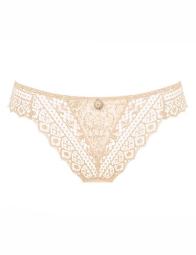 Кружевные стринги Empreinte 01151 CASSIOPEE кремово-бежевый, Цвет: кремово-бежевый, Размеры: XL, изображение 4
