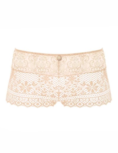 Кружевные трусы-шорты Empreinte 02151 CASSIOPEE кремово-бежевый, Цвет: кремово-бежевый, Размеры: XL, изображение 4