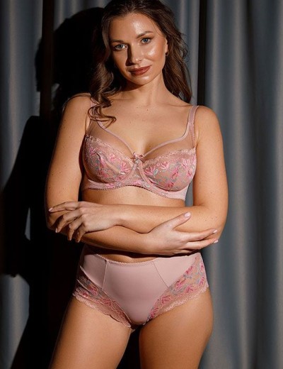 Бюстгальтер с мягкой чашкой Fluide PETALE 7050 античная роза, Цвет: античная роза, Размеры: 95D, изображение 4