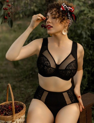 Бюстгальтер мягкий с широкими бретелями Honey H48-25-L черный, Цвет: черный, Размеры: 105H, изображение 5 Бюстгальтер мягкий с широкими бретелями Honey H48-25-L черный, Цвет: черный, Размеры: 105H, изображение 5