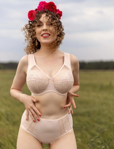 Бюстгальтер мягкий с широкими бретелями Honey H48-25-L крем-брюле, Цвет: крем-брюле, Размеры: 110F, изображение 4 Бюстгальтер мягкий с широкими бретелями Honey H48-25-L крем-брюле, Цвет: крем-брюле, Размеры: 110F, изображение 4