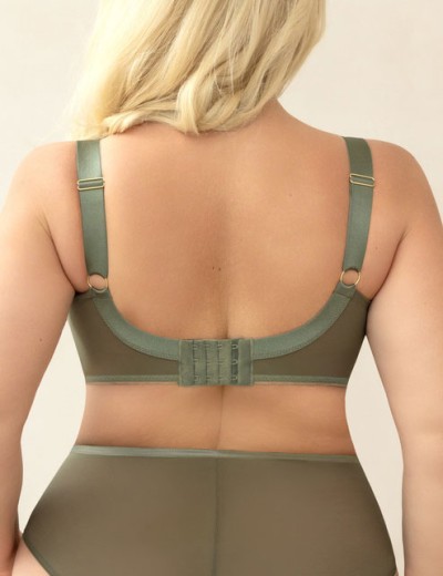 Бюстгальтер с подкроем Kris Line LULU soft full cup, Цвет: оливковый, Размеры: 100I, изображение 2