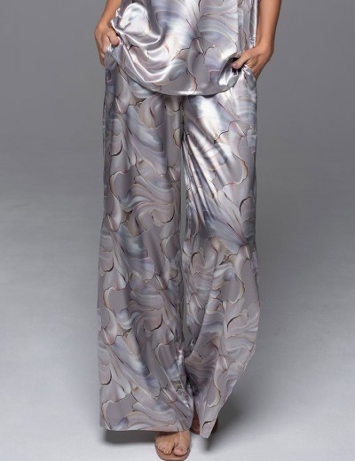 Комплект из натурального шёлка Mia-Amore LA PERLA 4716, Цвет: жемчужный, Размеры: 3XL, изображение 5