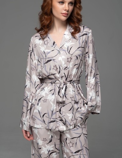 Пижама с брюками Mia-Amore MAILA 5565, Цвет: серый, Размеры: 4XL, изображение 4 Пижама с брюками Mia-Amore MAILA 5565, Цвет: серый, Размеры: 4XL, изображение 4