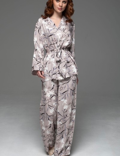 Пижама с брюками Mia-Amore MAILA 5565, Цвет: серый, Размеры: 4XL, изображение 3 Пижама с брюками Mia-Amore MAILA 5565, Цвет: серый, Размеры: 4XL, изображение 3